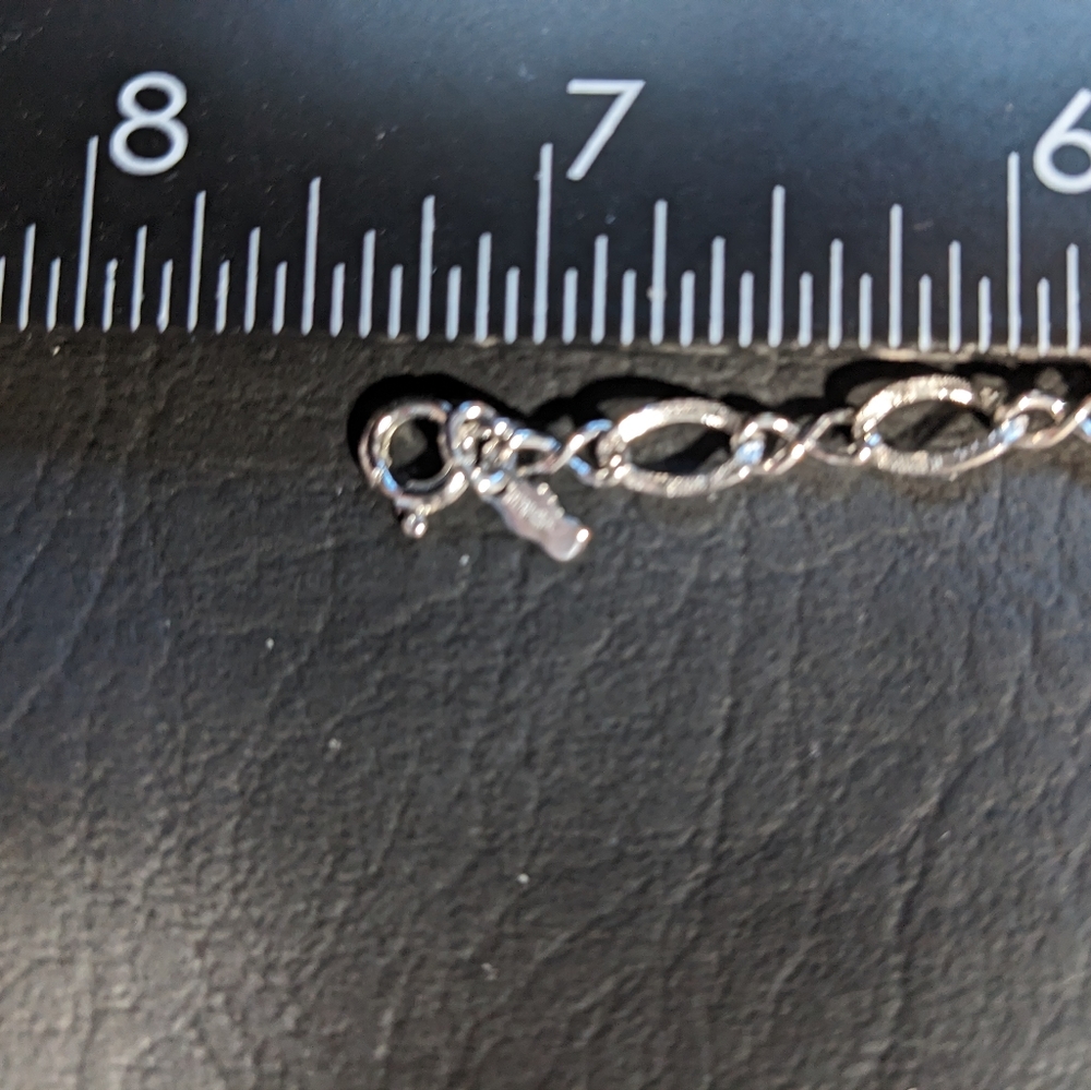 Sarah Coventry Sterling Silver Chain Bracelet Vintage - Picture 4 of 5